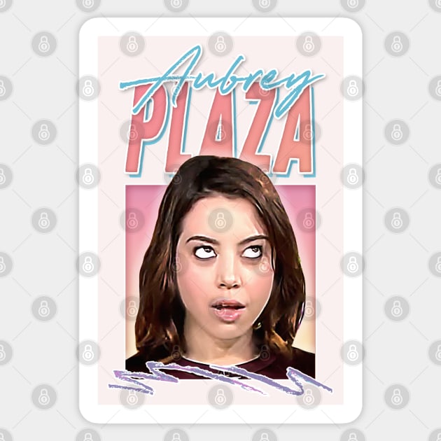 Aubrey Plaza Is My Spirit Animal Sticker by DankFutura